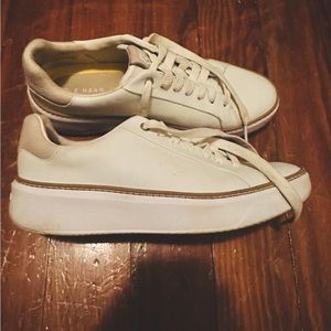 Cole Haan Grandpro TopSpin Sneaker White/Dove 8